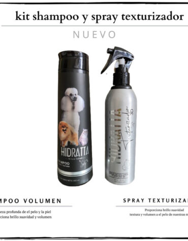 Kit Shampoo y Texturizador poodle and pomerania Hidratta